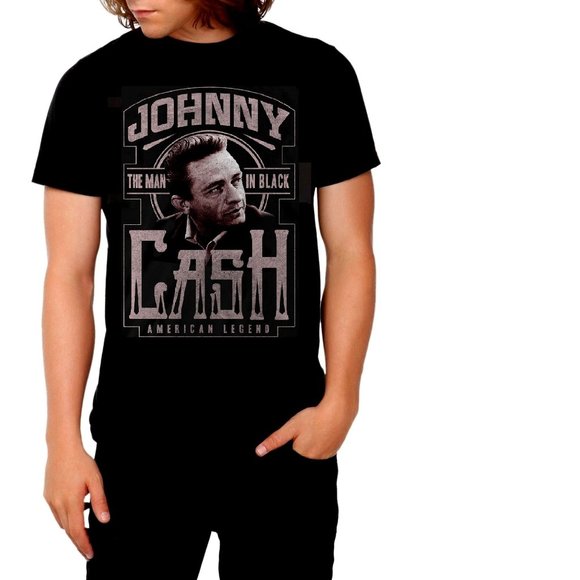 Johnny Cash Other - Johnny Cash MIB American Legend country rock cotton Official T-Shirt M NWT
